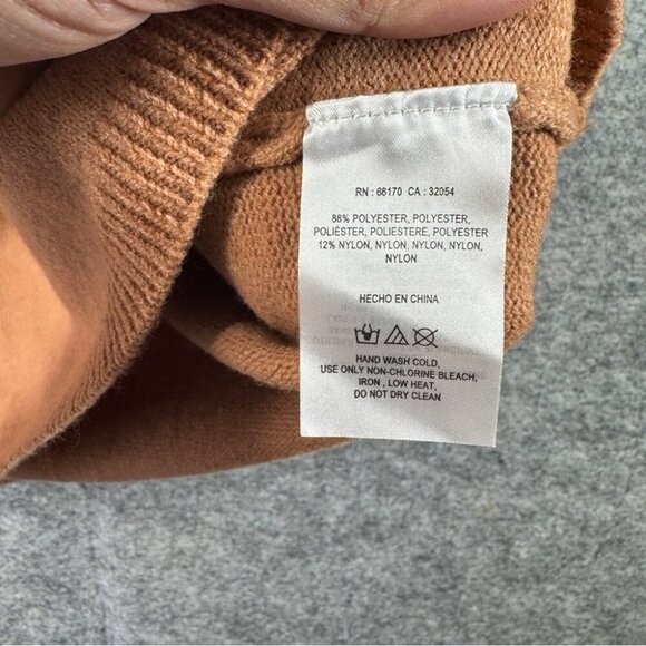 Saturday Sunday by Anthropologie Tan Cream Striped Relaxed Fit Sweater Size 2X - Picture 9 of 12